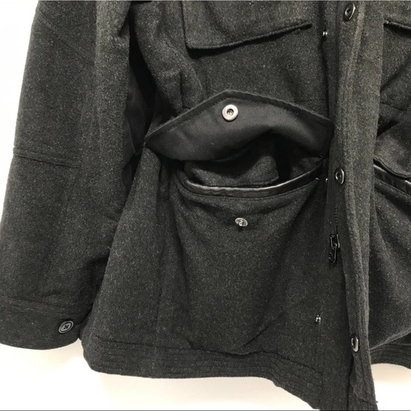 Polo🐎RL vintage wool blend field coat w/vest  EUC - Picture 3 of 12